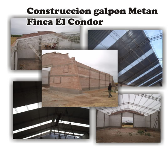 obra el condor galpon - pattygas servicios y obras